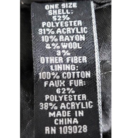 USPA ACCESSORIES Black White & Gray Plaid Faux Fur Trapper Hat - Men's One Size - Picture 7 of 7